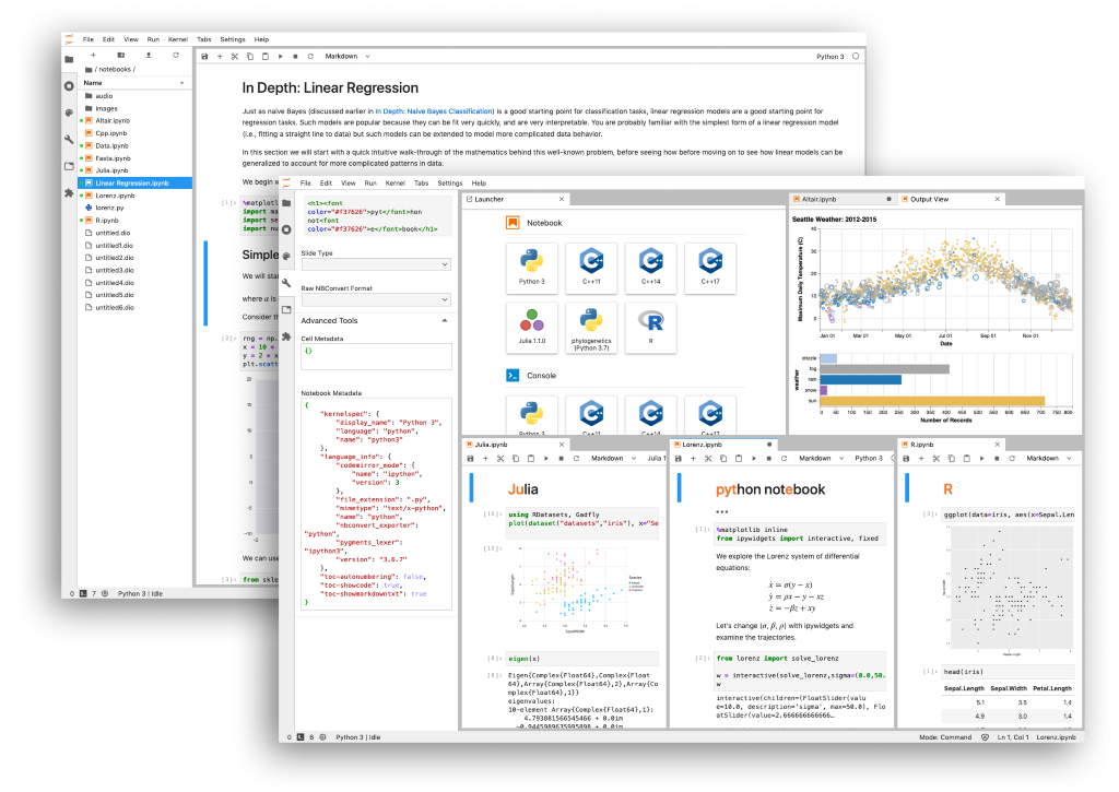 python jupyter notebook exp